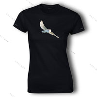 Barn Owl - Women's Nature inspired bird T-shirt