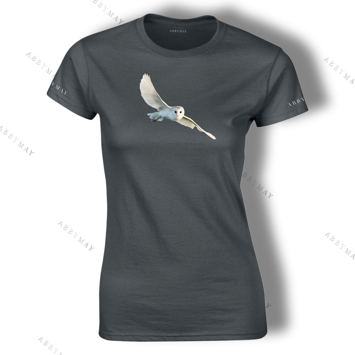 Barn Owl - Women's Nature inspired bird T-shirt